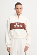 Guess bluza FABIA damska kolor beżowy z aplikacją V5BQ00 KCX22