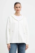 MM bluza ONORE damska kolor biały z kapturem gładka 2526926018600