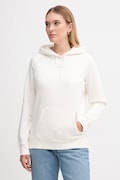 Tommy Jeans felpa donna colore beige con cappuccio DW0DW21963