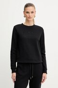 Бавовняна кофта Armani Exchange колір чорний однотонна XW000985 AF14284