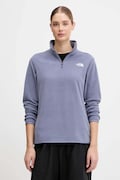 The North Face hanorac fleece culoarea violet, uni, NF0A8D2JBTR1