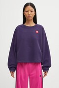 The North Face bluza Redbox damska kolor fioletowy gładka NF0A8EFY1JI1