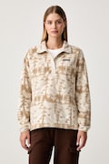 Columbia μπλούζα fleece γυναικεία Benton Springs καφέ 2085611