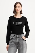 Liu Jo sweter damski kolor czarny lekki TF5248.MS63L