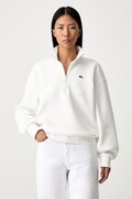 Lacoste bluza damska z bawełną beżowa SF5271