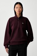 Lacoste bluza damska z bawełną bordowa SF5271