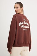 New Balance bluza damska kolor brązowy z aplikacją WT53516ROK