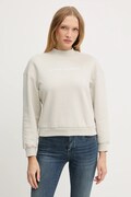 Armani Exchange bluza bawełniana damska kolor beżowy z nadrukiem XW000787 AF16141