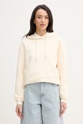 Calvin Klein Jeans dukserica sa kapuljačom ženska od pamuka bež LV047C224G