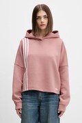 Dukserica adidas Originals 3-Stripes za žene, boja: narančasta, s kapuljačom, s aplikacijom, JW3601