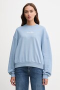 Tommy Hilfiger bluza bawełniana damska kolor niebieski gładka WW0WW48269