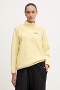 Jack Wolfskin bluza outdoorowa BIG SKY kolor żółty wzorzysta A65449