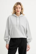 Кофта Calvin Klein колір сірий з капюшоном однотонна LV044D204G
