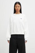 Fred Perry hanorac pentru femei, din bumbac alb G1148