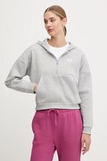 Under Armour bluza Rival damska kolor szary z kapturem melanżowa 6003707