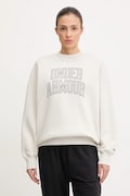 Under Armour bluza Rival damska kolor beżowy z nadrukiem 6007880