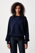 Polo Ralph Lauren pulover ženski z bombažem mornarsko moder 211978306