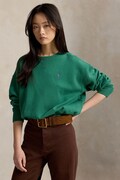 Polo Ralph Lauren bluza damska z bawełną zielona 211978306