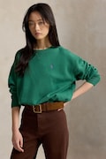 Polo Ralph Lauren bluza damska z bawełną zielona 211978306