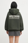 WRSTBHVR felpa Studio donna colore verde con cappuccio U2025TT.3064