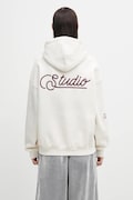 WRSTBHVR sweatshirt Gustaf beige color hooded with an application U2025TT.3067