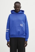 Mikina WRSTBHVR Gustaf modrá farba, s kapucňou, s nášivkou, U2025TT.3067