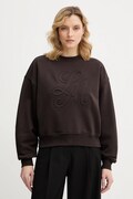 La Mania bluza CREMA damska kolor brązowy gładka CREMA