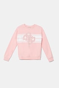 Παιδική βαμβακερή μπλούζα Guess χρώμα: ροζ, J5YQ01 KA6R4