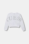 Guess bluza bawełniana kolor biały z aplikacją J5YQ09 KAV34