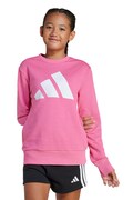 Detská mikina adidas ružová farba, s potlačou, JE1390