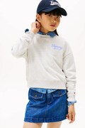 Дитяча кофта Tommy Hilfiger колір сірий  KG0KG08779