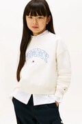Dječja dukserica Tommy Hilfiger boja: bež, KG0KG08785