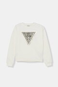 Guess bluza bawełniana dziecięca kolor beżowy z nadrukiem J5BQ00 KAV34