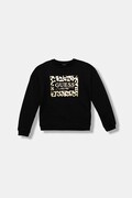 Guess bluza bawełniana dziecięca kolor czarny z nadrukiem J5BQ00 KAV34