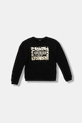 Guess bluza bawełniana dziecięca kolor czarny z nadrukiem J5BQ00 KAV34