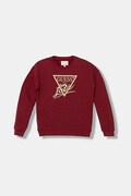 Guess bluza bawełniana dziecięca kolor czerwony z aplikacją J5BQ04 KAV34