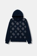 Παιδική μπλούζα Guess χρώμα: ναυτικό μπλε, με κουκούλα, J5BQ09 KCKF2