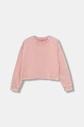 Guess bluza bawełniana dziecięca kolor różowy z aplikacją J5BQ22 KAV34
