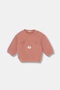 United Colors of Benetton bluză bebe culoarea portocaliu, cu imprimeu, 3MDSA1061