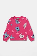 Дитяча бавовняна кофта United Colors of Benetton колір рожевий візерунок 3UNPG10KD