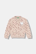 United Colors of Benetton bluză copii culoarea roz, cu imprimeu, 3YCMG5040