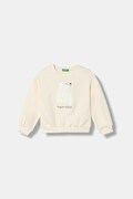 United Colors of Benetton bluza dziecięca kolor beżowy 39M2G10LC