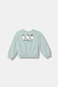 United Colors of Benetton bluza dziecięca kolor turkusowy 39M2G10LC