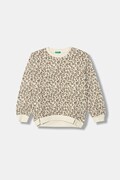 United Colors of Benetton bluza dziecięca kolor beżowy wzorzysta 3QHCC10RS