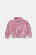 United Colors of Benetton bluza dziecięca kolor różowy gładka 3UAPG5047