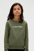 Calvin Klein Jeans felpa in cotone bambino/a colore verde  IU0IU00680