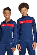 adidas Performance bluza dziecięca kolor granatowy z kapturem z aplikacją JD0566