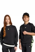 Detská mikina adidas Originals čierna farba, s nášivkou, JV7795