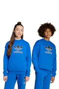 Dětská mikina adidas Originals modrá barva, s aplikací, JV8570