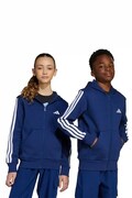 adidas bluză copii culoarea bleumarin, cu glugă, cu imprimeu, JY4980